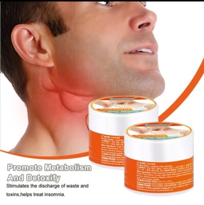 2 Stck. Kräuter Anti-Schwellung Lymph Drainage Creme - Nackensalbe für eine Linderung