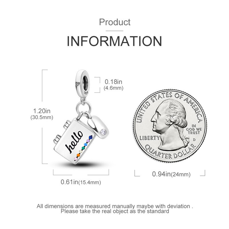 Laptop Computer Pendant Mouse Work Coffee Love Heart Charm 925 Sterling ...