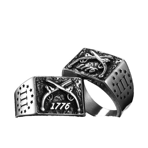 Anarchy ring - Anarchist Symbol -- Lawlessness - Disorder -- sizes