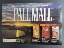 Pall Mall Cigarettes-Sunset Over The Bay-2 Pages-Print Ad