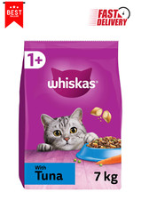 Whiskas 1+ Tuna 7kg Bag, Adult Cat Dry Food - Pack may vary UK STOCK 3.93 per kilo