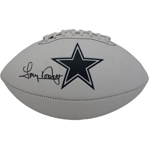TONY DORSETT SIGNED AUTOGRAPHED DALLAS COWBOYS MINI HELMET - PITT - J.S
