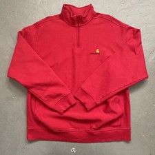 Carhartt WIP Work In Progress 1/2 Zip American Script Sweater Skate Men’s XXL