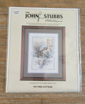John Stubbs Editions Heritage Stitchcraft Fir Tree Cottage Chart Only Unopened