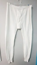 Vintage J.E. Morgan Thermal Bottoms Mens Extra Large Long Johns Beige Base Layer