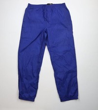 Vintage 90s USA Olympics Mens Large Distressed Blank Lined Windbreaker Pants