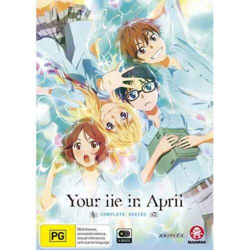Your Lie in April Complete Series DVD NEW (Region 4 Australia) - Picture 1 of 1