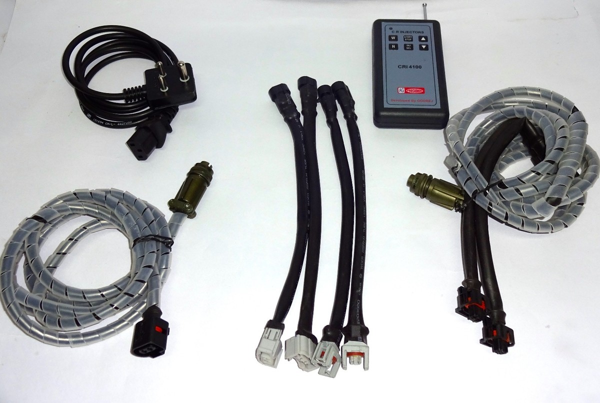 WEIGR CR-C Appareils de test d'injecteurs diesel, testeurs d'injecteurs, 110-240V, machine de test d'injecteur diesel, à utiliser avec tous les injecteurs diesel, pour divers tests et examens