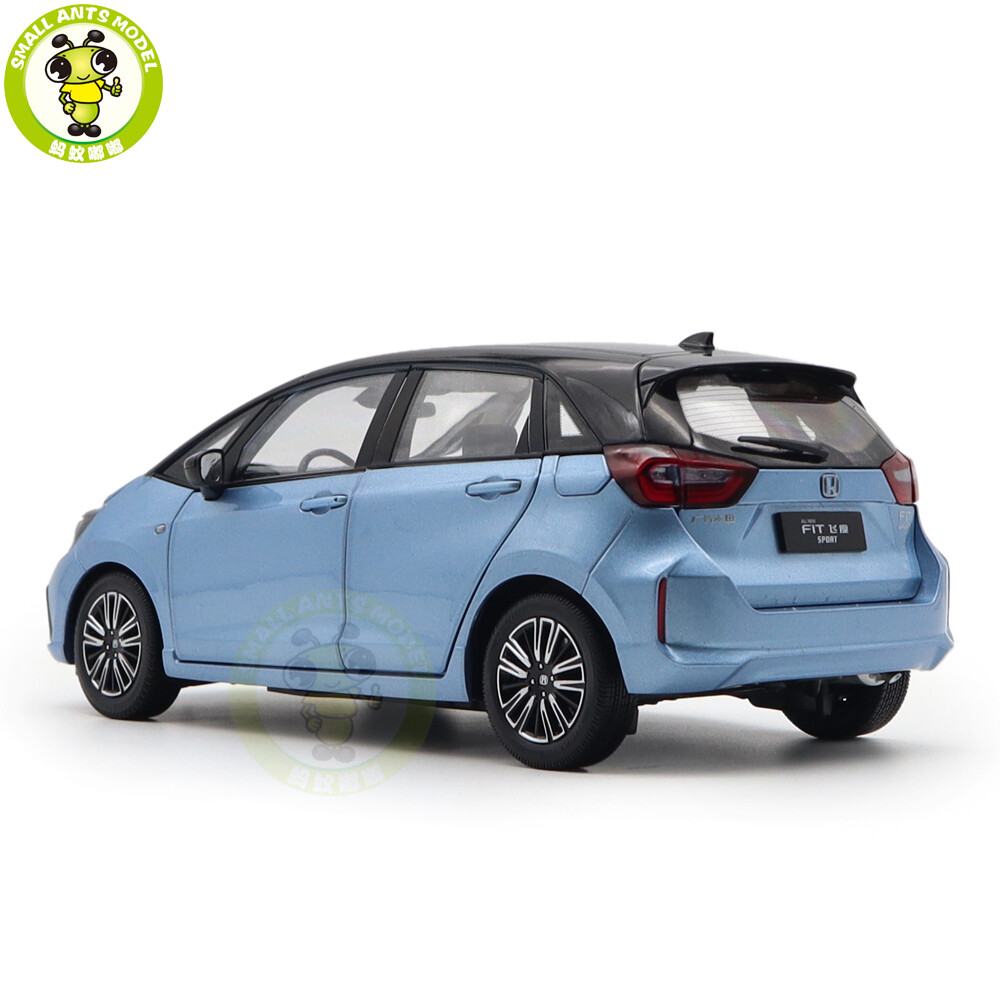 1/18 Honda FIT 4TH 2020 2021 Blue Diecast Model Toy Car Friends