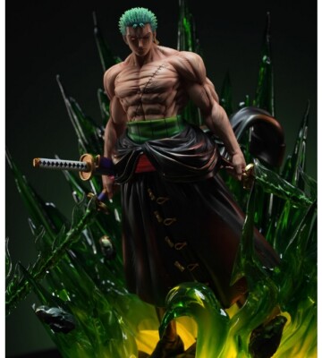 JIKE Studio One Piece Roronoa Zoro Model PU in stock H31cm Painted