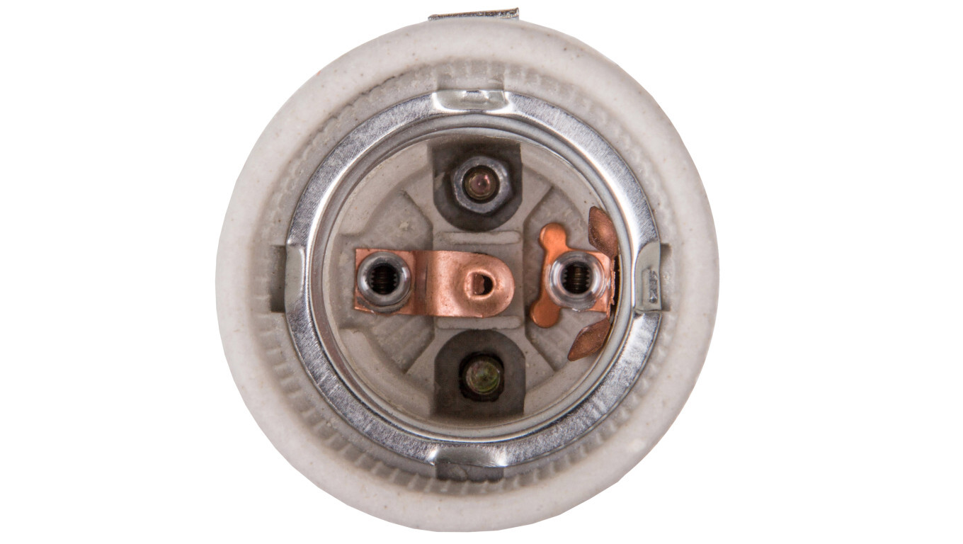 E27 ceramic lampholder HLDR-E27-F 02161 /T2UK