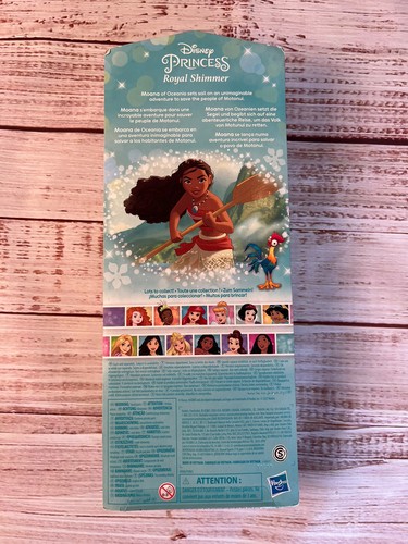 BRAND NEW In Box Disney Princess Doll Royal Shimmer Moana Fashion Doll - Picture 3 of 5