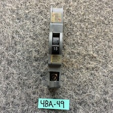 Connecticut Electric Zinsco Circuit Breaker 15 Amps 120/240V Type UBI Z
