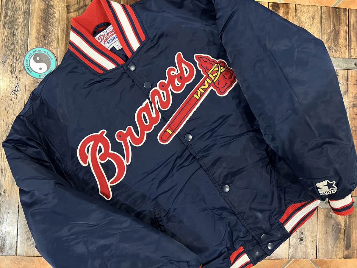 vintage 90s Atlanta braves starter puffer bomber jacket vintage 90s Atlanta braves starter puffer bomber jacket