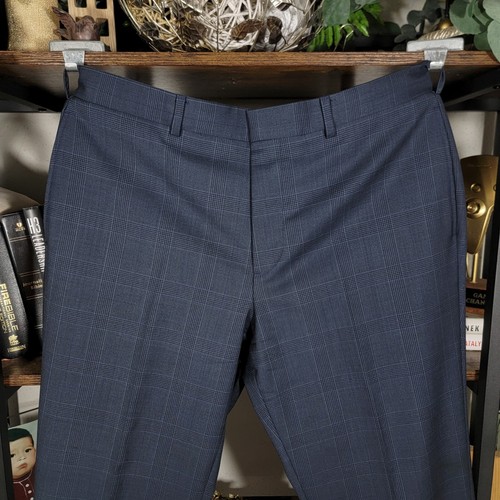 Brooks Brothers Red Fleece Mens 2PC Sport Coat & Pants Navy Plaid Wool 42L 36x32 - Picture 20 of 24