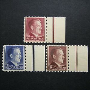 Germany Nazi 1942 Stamp MNH Adolf Hitler 53rd birthday Generalgouvernement WWII 