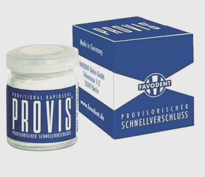 Provis 40g Zahnfüllung Loch Reparatur Zahn Krone Brücke herausgefallen Hilfe DIY