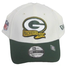 NFL Green Bay Packers Multi-Color Stretch Fitted Hat By New Era, Size M-L