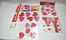 Valentines Day Window Gel Clings Decor