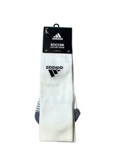Adidas Unisex Copa Zone Cushion IV Socks Large NEW -Gray/White Cushion Soccer L