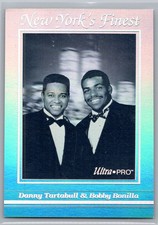 1992 Rembrandt Ultra-Pro Promos Danny Tartabull/Bobby Bonilla New York