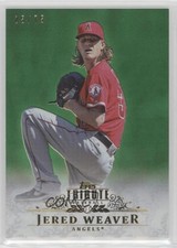 2013 Topps Tribute Green 25/75 Jered Weaver #21 0c2