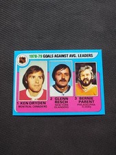 1979-80 Topps Hockey #6 NHL Goals Against Leaders Dryden Resch Parent🏒🏒💥 NM