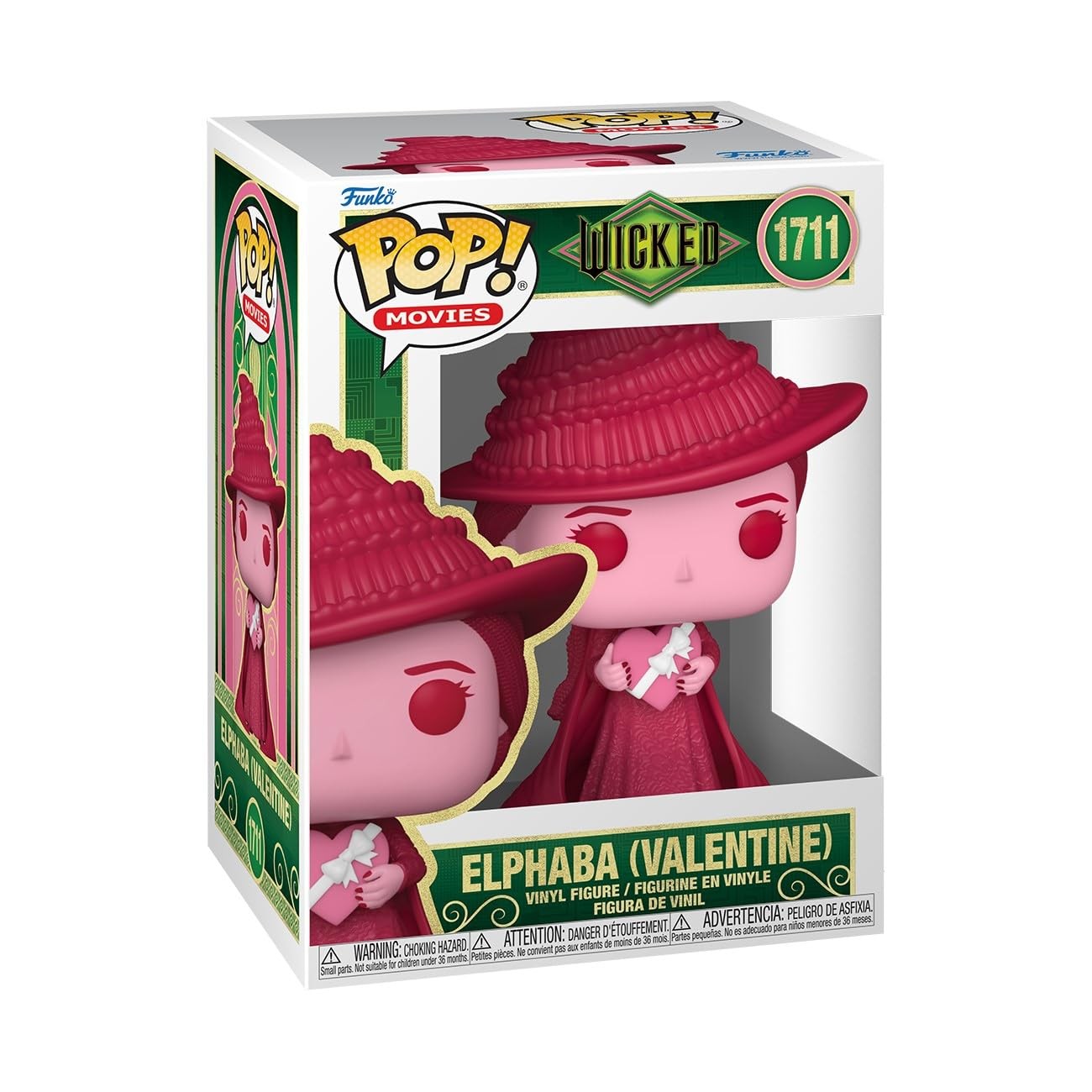 Funko POP! Movies: Valentines - Wicked - Elphaba - Figura in Vinile da Collezion