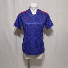 Adidas Condivo 21 Primeblue Soccer Jersey Top Medium AEROREADY Camo Athletic