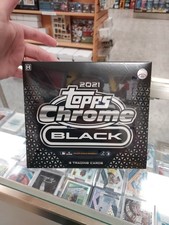 2021 Topps Chrome Black Baseball Hobby Box Factory Sealed New 1 Auto Per Box