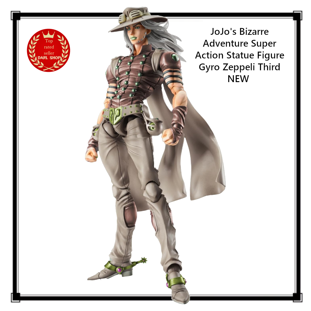 JoJo's Bizarre Adventure Super Action Statue Figure Gyro Zeppeli
