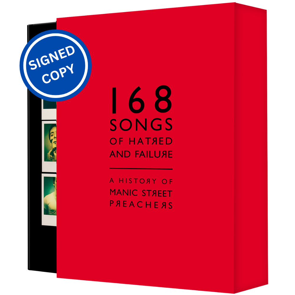 Signed Book - 168 Songs of Hatred and Failure by Manic Street Preachers Special