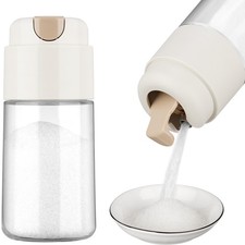 NiHome 10 OZ Glass Sugar Dispenser with Automatic Pouring Switch