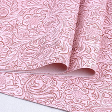 Solid Color Embossed Faux Leather Sheets 12 "X53 30Cm X 135Cm Embossed Texture