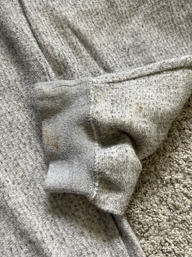 Vtg Buffalo Bills Henley Long sleeve Shirt Cotton Blend fleece NFL 90s Y2K - Picture 5 of 10