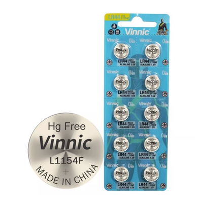 Vinnic - Pile Alcaline A Bottone L1154F / LR44 / AG13, 1,5 V - Foto 3
