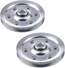 3 inch Garage Door Pulley, Heavy Duty Cable Wheels Silver