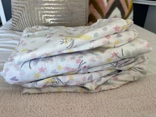 Pottery Barn Kids Queen 4 PC Sheet Set "Pixie Fairy" PBK