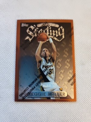 1996-97 Topps Finest Sterling W/ Coating Reggie Miller #30