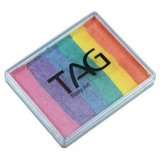 Pearl Rainbow Face Paint Split Cake - 50gr
