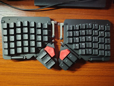 ZSA Moonlander – Cherry MX Blue / Black / Printed – Very Slightly Used