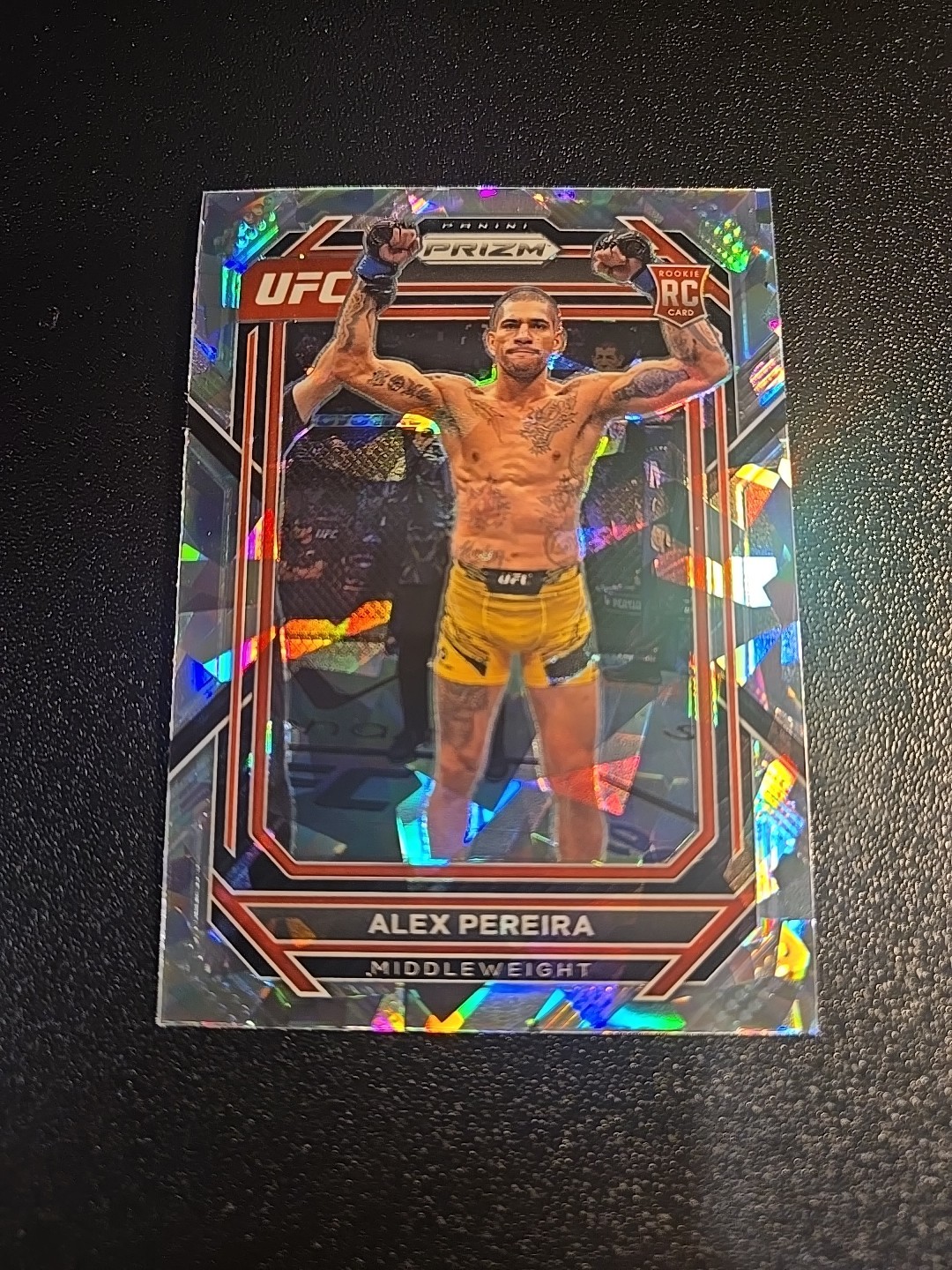 2023 Panini Prizm UFC - Alex Pereira #111 Ice Prizm (RC)