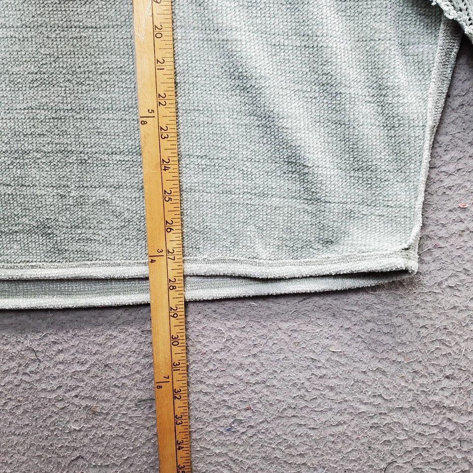 Suéter Caballete Mujer Medio Verde Tejido Clásico Manga Raglán Cuello Redondo Pullover Foto 3 de 4