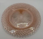 Vintage Pink Miss America Depression Glass 8.5” Plate Anchor Hocking