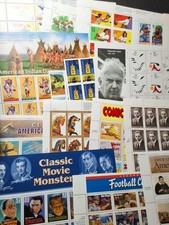 U.S. Postage 32 Cent Full Sheets FV $160.00 Music Sports Etc. Free Shipping