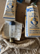 Lot of 2 NOS GE Projection Projector Lamps Bulbs 120V 750W