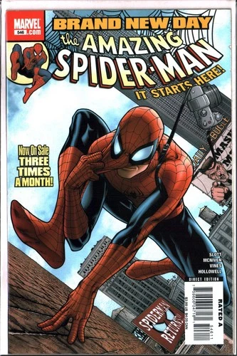 AMAZING SPIDER-MAN #546 KEY 1st MISTER NEGATIVE (2008) Marvel VF+ (8.5)