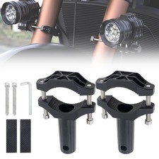 Fork Lamp Mount Brackets 2 Pcs Motorcycle Headlight Fog Light Clamps