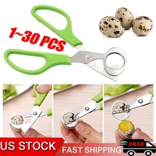 Stainless Steel Quail Egg Scissors Eggshell Opening Divider Scissors Lot