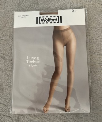 Luxe 9 Toeless Tights By Wolford Natural Toeless Tights For Sandals XL